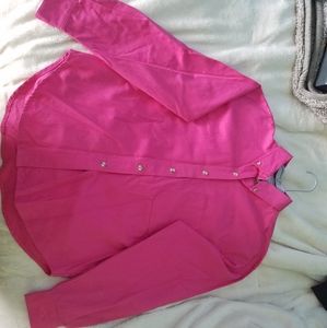 Womens large western show shirt